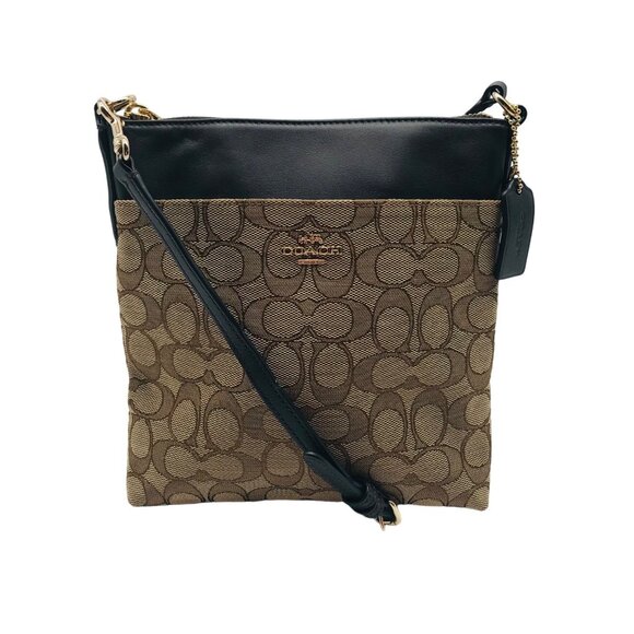 Coach Signature Canvas North South Swingpack 52576 - Picture 1 of 11